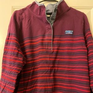 LL Bean cotton pullover.